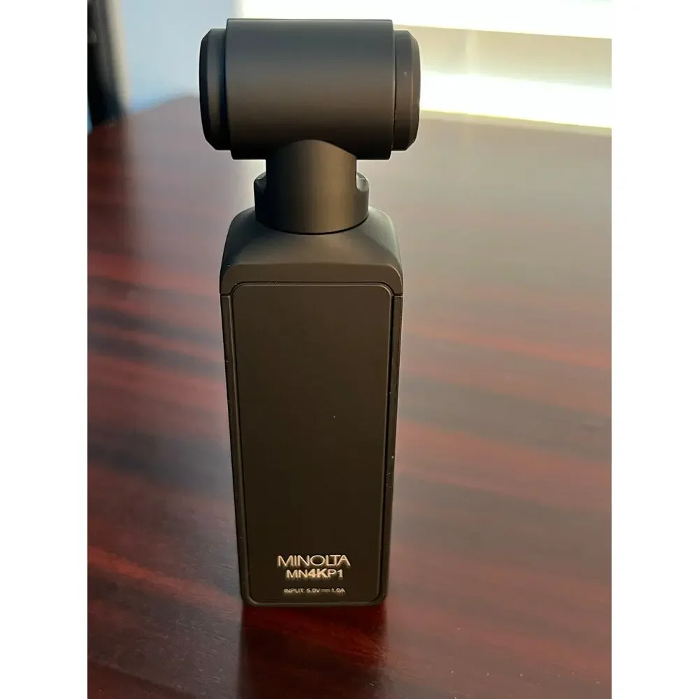 Minolta MN4KP1 4K Ultra HD Wi-Fi Enabled Pocket Camcorder With Case New No Box